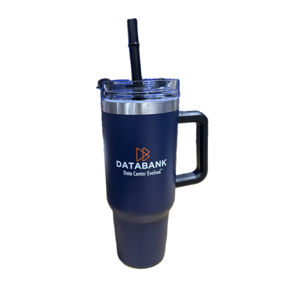 40oz Tumbler with Straw - Navy