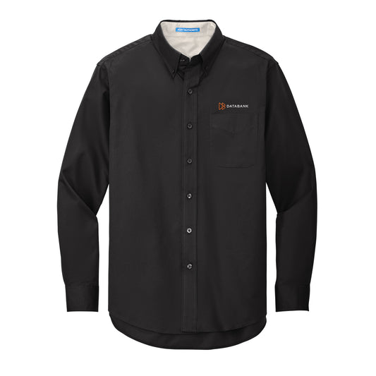 Port Authority Long Sleeve Easy Care Dress Shirt - Black - Men's