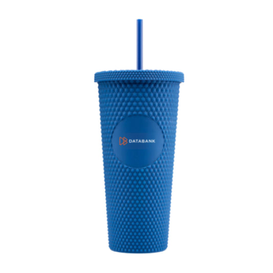 Studded Tumbler with Straw 24oz