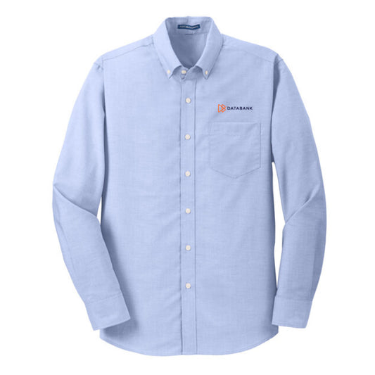 Port Authority SuperPro Oxford Shirt - Oxford Blue - Men's