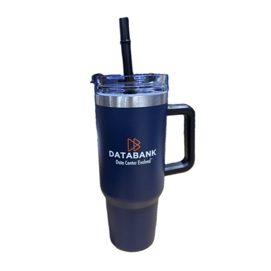 40oz Tumbler with Straw - Navy
