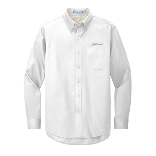 Port Authority Long Sleeve Easy Care Dress Shirt - White - Men's