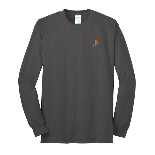 Port & Company Core Blend Long Sleeve T-Shirt - Charcoal
