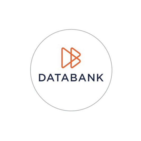 DataBank Circle Pin - White